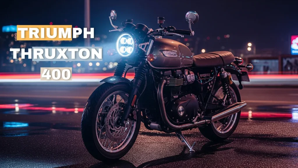 Triumph Thruxton 400 India Launch
